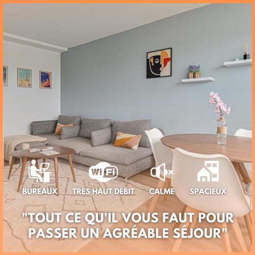Photo de la galerie de l'établissement CityStay full brand new appartement 3 bedrooms 5min to Paris, à Bagnolet