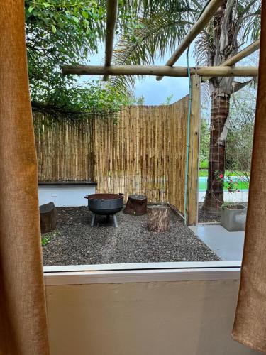 Botanico tesisinin dışında bir bahçe