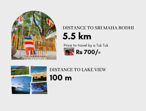a flyer for a trip to sri mahanadi road at Grand Refuge wilpathu safari Home made foods Bikes Bicycles Tuk tuk Bird view Lake jogging in Anuradhapura