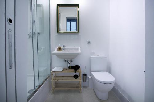 A bathroom at yök Casa Cultura