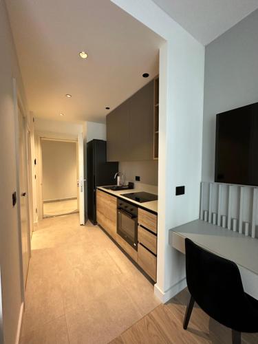 Kuchyň nebo kuchyňský kout v ubytování BW Lux Apartments