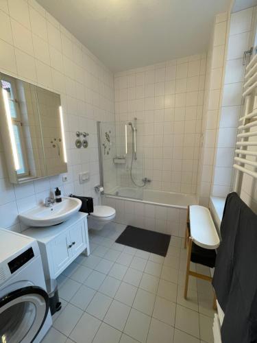 ห้องน้ำของ Charmante Wohnung im Herzen der Altstadt