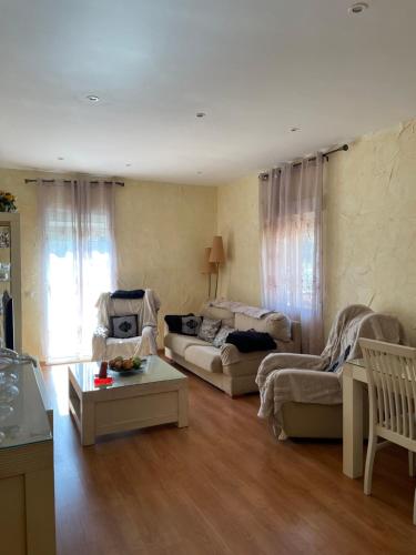Χώρος καθιστικού στο Casa La Pradera Cañete