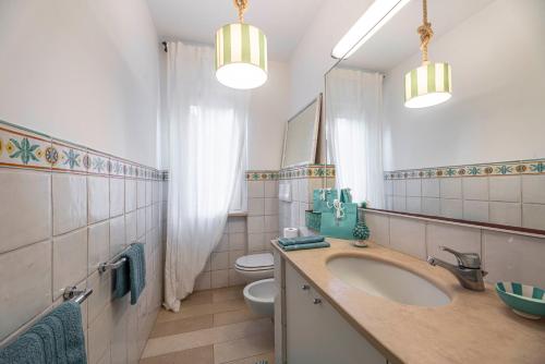 Et badeværelse på Villa Ondina