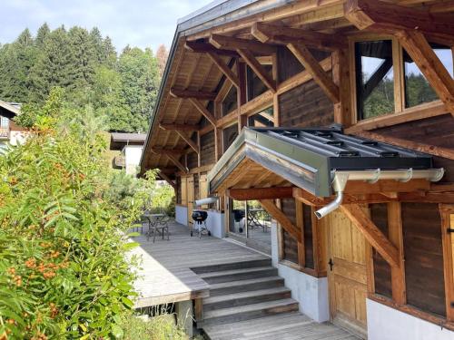 megeve demi quartier chalet 12 p