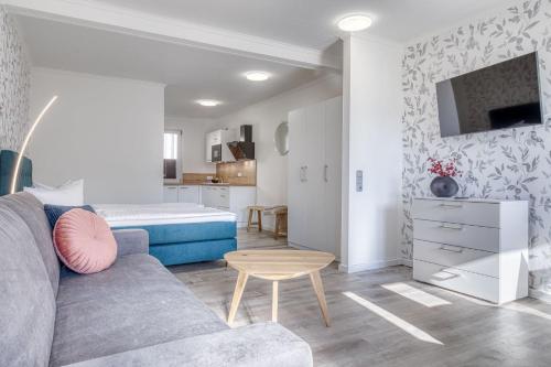 TV a/nebo společenská místnost v ubytování Haus Diana - Zaunkönig