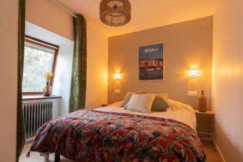 Ένα ή περισσότερα κρεβάτια σε δωμάτιο στο Citystay calme absolu à 5 min de la mer
