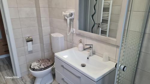 Kamar mandi di Apartament David
