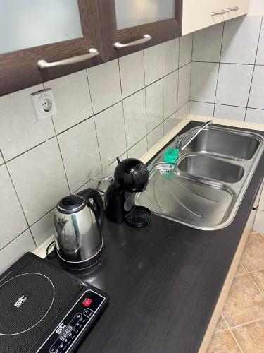 Apartment Ariaにあるキッチンまたは簡易キッチン