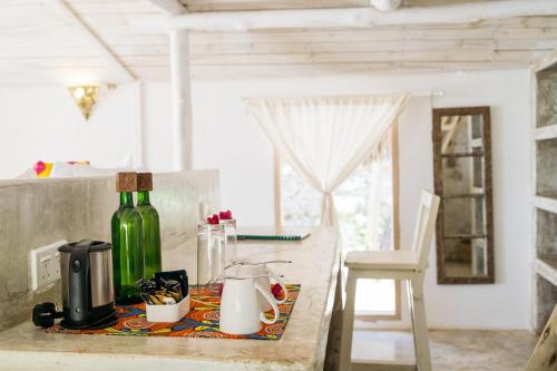 Η κουζίνα ή μικρή κουζίνα στο Sharazad Oasis Retreat