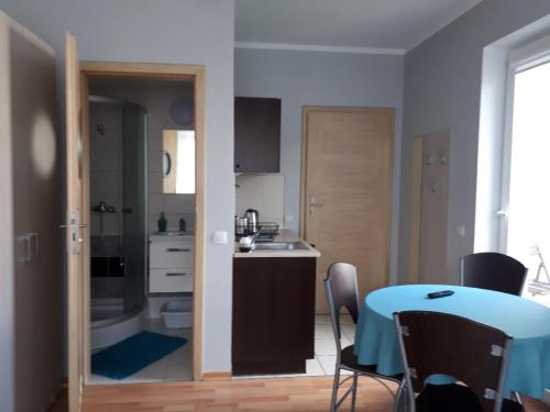 Dapur atau dapur kecil di Bela - apartamenty, pokoje z aneksami, parking
