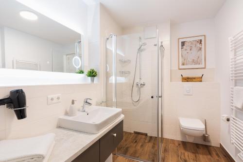 Ένα μπάνιο στο Apartment "Bernsteinperle"