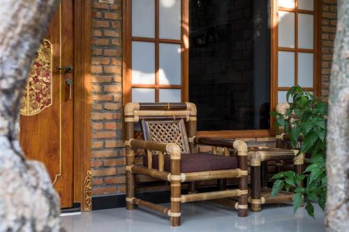 Χώρος καθιστικού στο Sanur Lodge