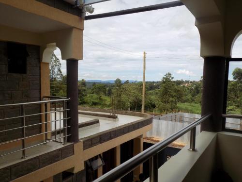 a view from the balcony of a building at LANACA RESORT in Litein