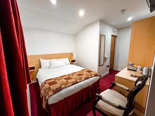 เตียงในห้องที่ Royal Square Hotel - NEC & Birmingham Airport