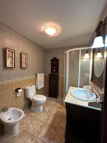 A bathroom at Casa Flores