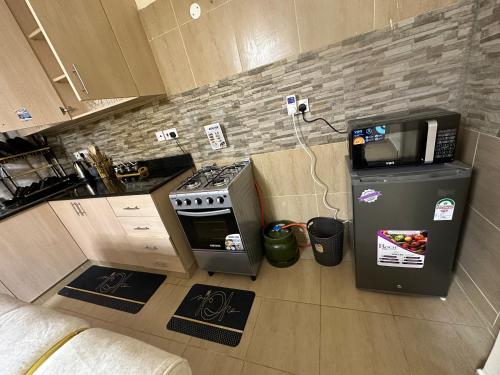 Dapur atau dapur kecil di Winlee Suites