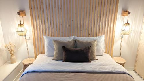 Ліжко або ліжка в номері La Suite Côté Parc (Superbe T2 classé 4*)