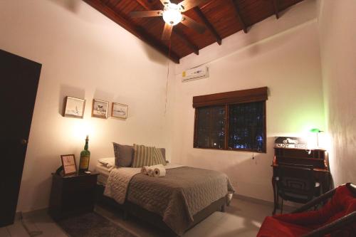 Posteľ alebo postele v izbe v ubytovaní DUPLEXU PANAMA Homestay