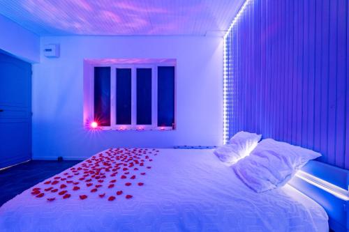 Postelja oz. postelje v sobi nastanitve Suite Romantique