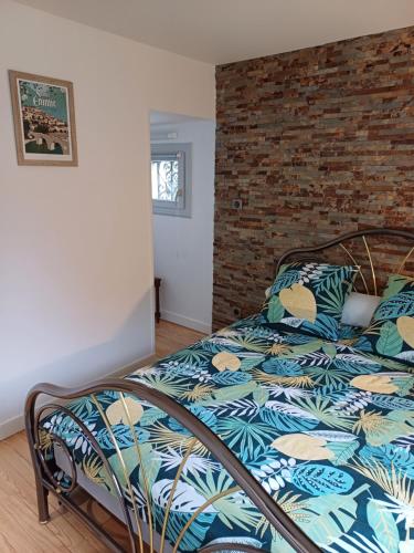 Postel nebo postele na pokoji v ubytování Appartement double