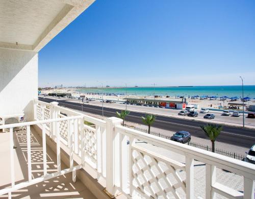 Een balkon of terras bij Domus Hotel