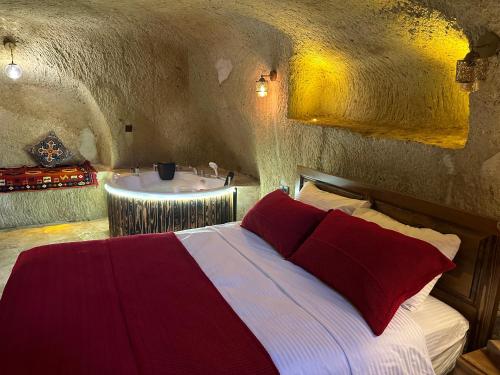 Ein Bett oder Betten in einem Zimmer der Unterkunft Kale House Nar