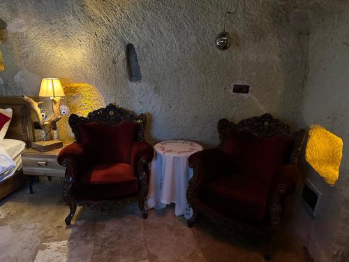 Ein Sitzbereich in der Unterkunft Kale House Nar