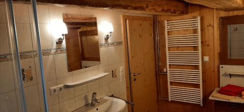 Koupelna v ubytování Familien Ferienwohnung Linder