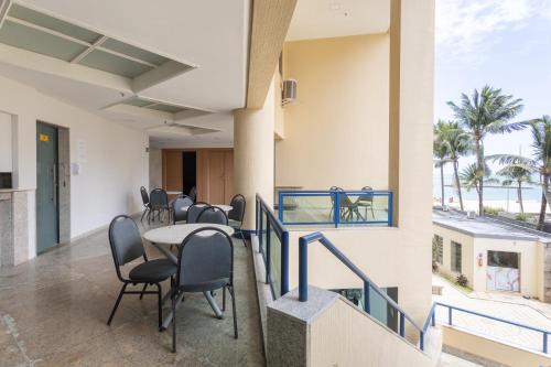 Un balcón o terraza en Flat Costa Mar