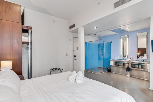 Ein Bett oder Betten in einem Zimmer der Unterkunft Keating