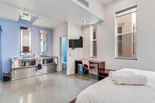 Ein Bett oder Betten in einem Zimmer der Unterkunft Keating
