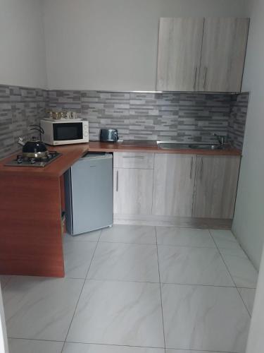 Kuchyň nebo kuchyňský kout v ubytování Platberg Self-catering