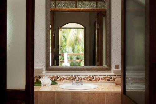 Um banheiro em Eco-hotel El Rey del Caribe