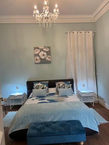 Ένα ή περισσότερα κρεβάτια σε δωμάτιο στο Aquitain Home chambre studio appartement Gare Saint Jean