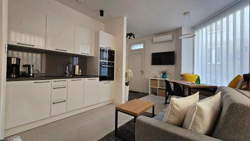 Nhà bếp/bếp nhỏ tại Apartament na Wodnej