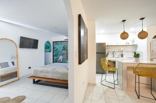 Deluxe Loft 1 BDR con linda vista