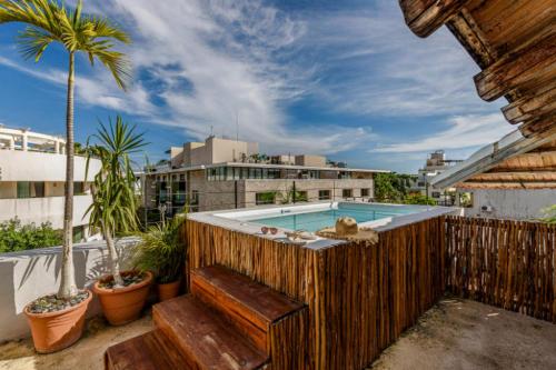 Πισίνα στο ή κοντά στο Hotel Banana Boutique & Spa - 5th Av Playa del Carmen