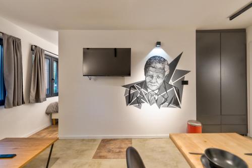 Hotel Montanovaにあるテレビまたはエンターテインメントセンター