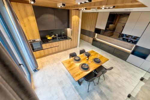 Hotel Montanovaにあるキッチンまたは簡易キッチン