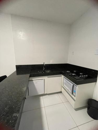 Η κουζίνα ή μικρή κουζίνα στο Flat Bugayalê