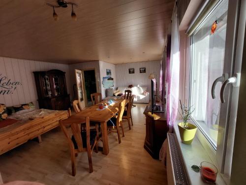 Χώρος καθιστικού στο Landhauswohnung am Thüringer Meer - Fühlen wie Zuhause