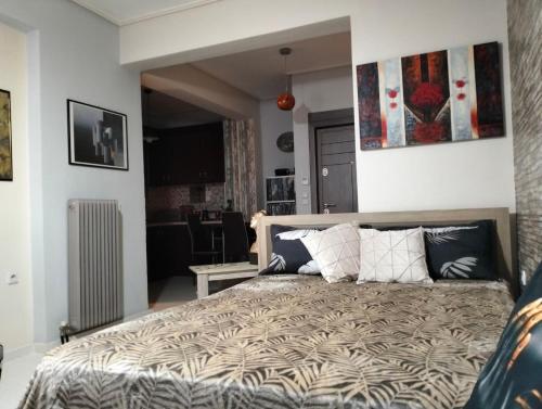 Postel nebo postele na pokoji v ubytování Velvet story