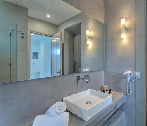 Koupelna v ubytování Hotel Papadakis