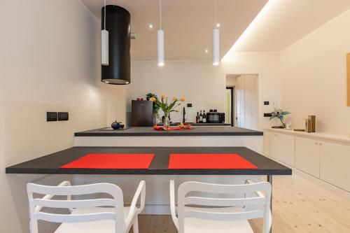 Η κουζίνα ή μικρή κουζίνα στο Loft Marina