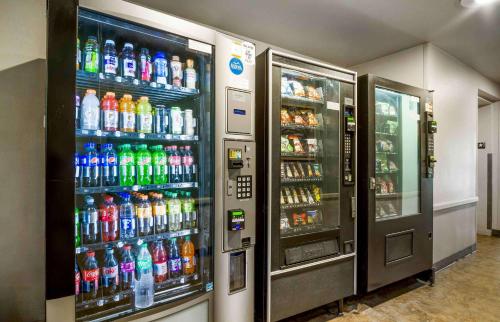 a vending machine filled with lots of soft drinks at Extended Stay America Select Suites - Charleston - Ashley Phosphate Rd in Hanahan