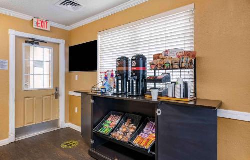 a food cart in a room with a window at Extended Stay America Suites - Jacksonville - Southside - St Johns Towne Ctr in Jacksonville