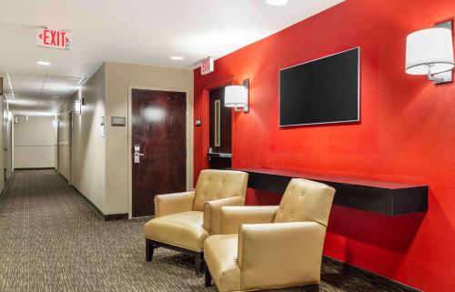 Μια τηλεόραση ή/και κέντρο ψυχαγωγίας στο Extended Stay America Suites - Boston - Westborough - Connector Road