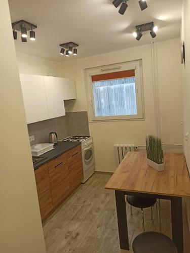 Kuchyňa alebo kuchynka v ubytovaní APARTAMENT CENTRUM Międzychód