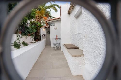 Balkón nebo terasa v ubytování Villa Artemis Cycladic Charmed !